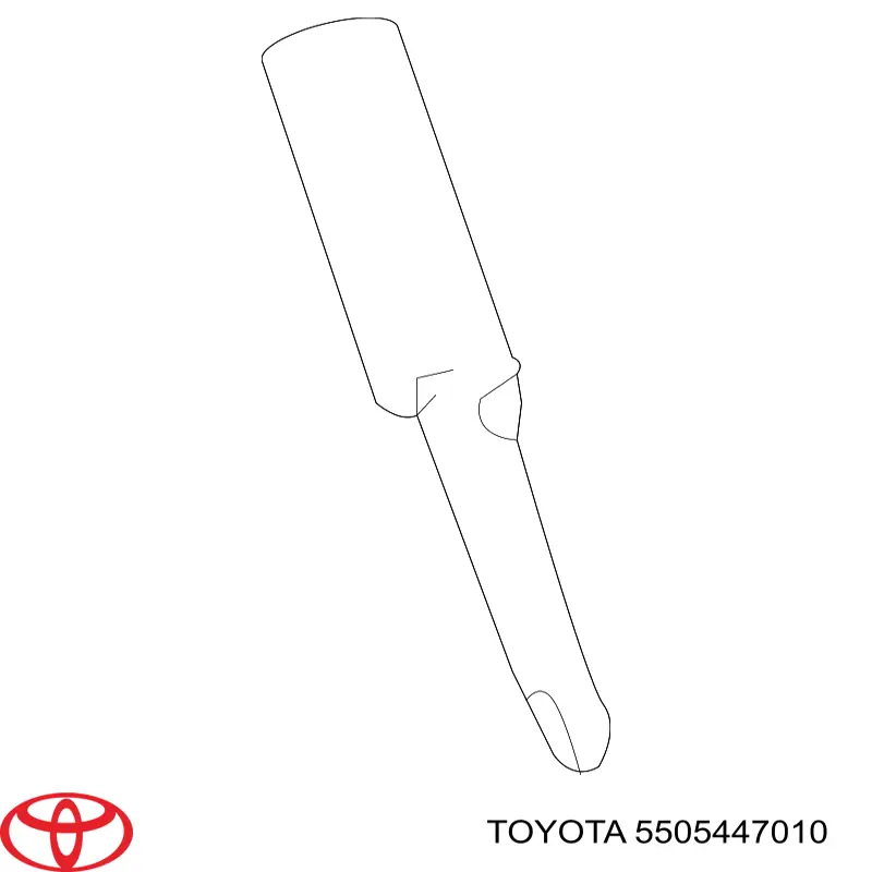 5505447010 Toyota Amortecedor de tampa porta-luvas
