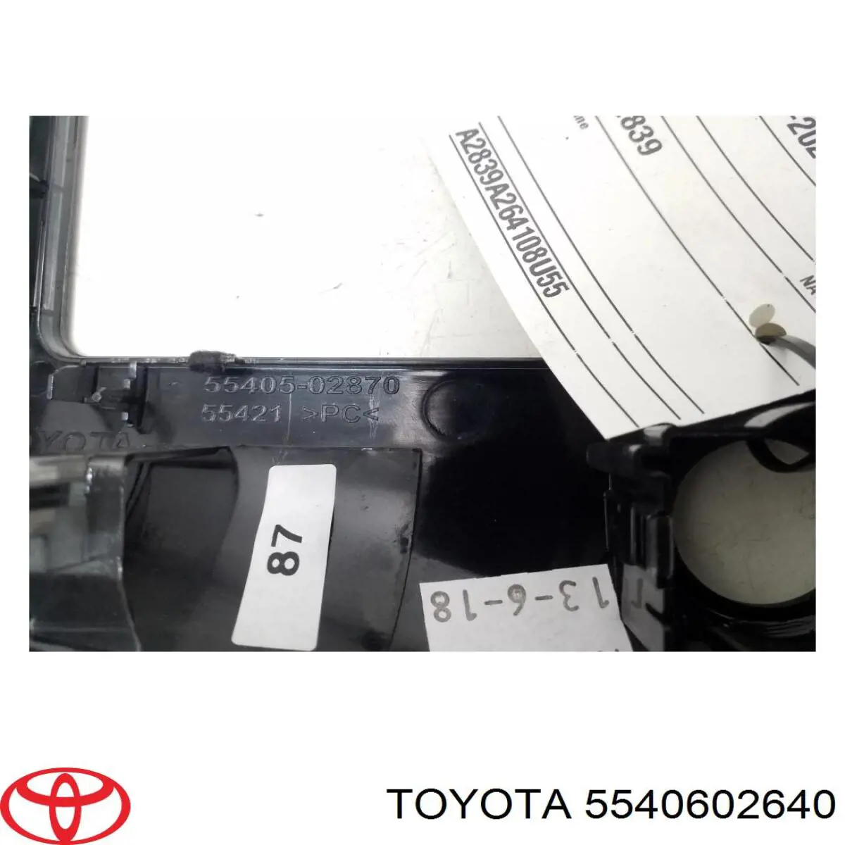 Cobrimento de instrumentos de controlo de "painel de instrumentos" Toyota 5540602640 preço, a partir de 107,45 USD