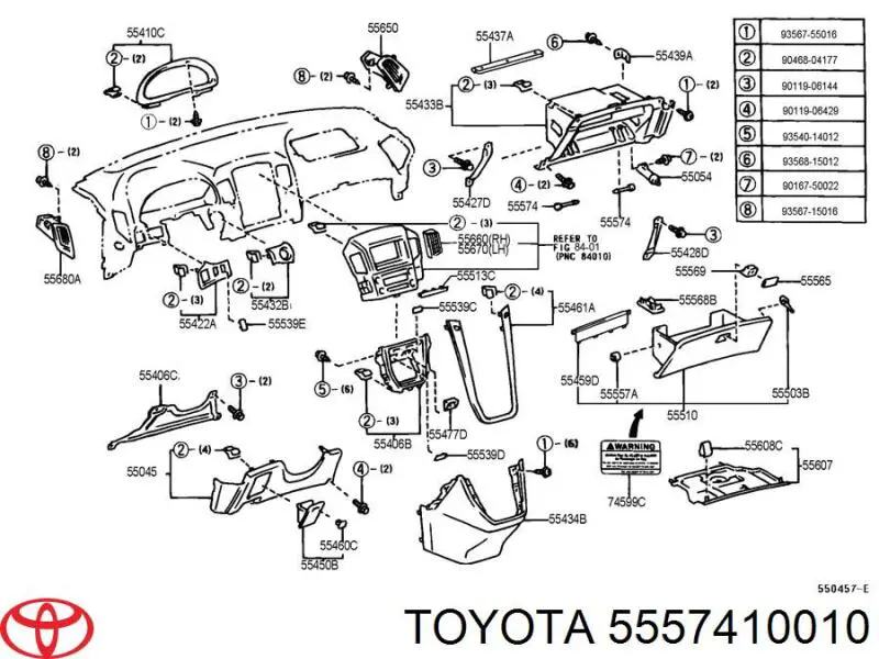  Toyota 5557410010 preço, a partir de 15,56 USD