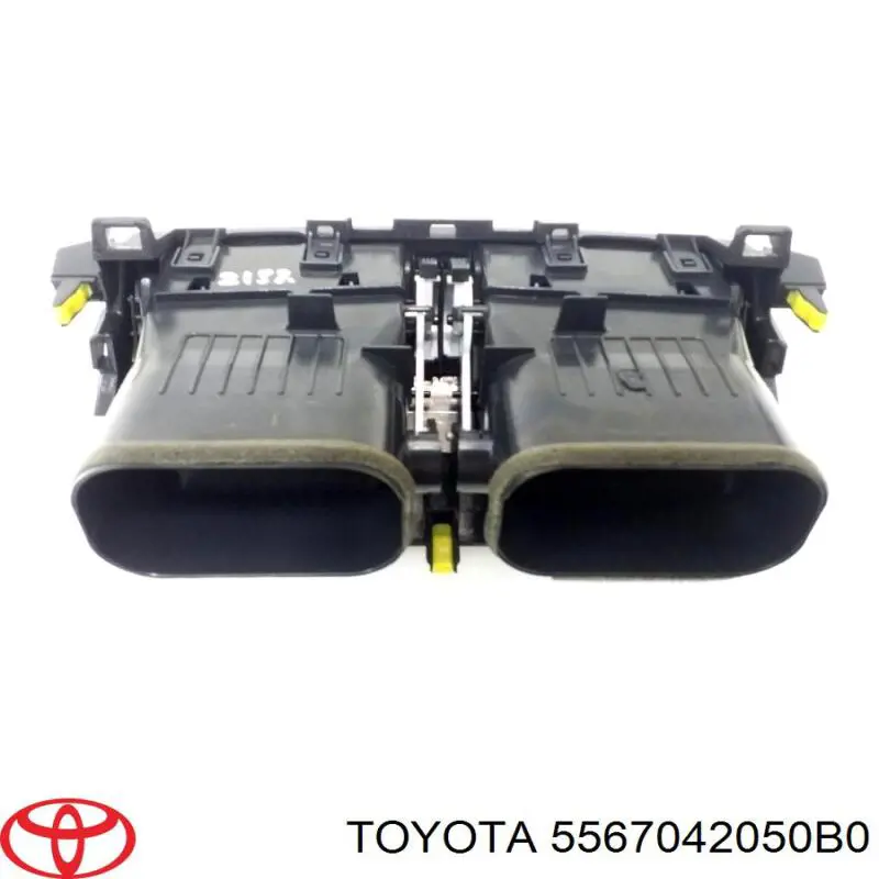Conduto de ar (distribuidor de ar para "painel de instrumentos") central Toyota 5567042050B0 preço, a partir de 71,51 USD