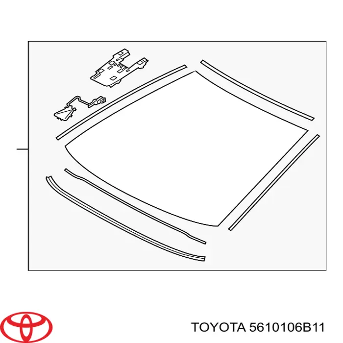 Pára-brisas Toyota 5610106B10 preço, a partir de 179,97 USD