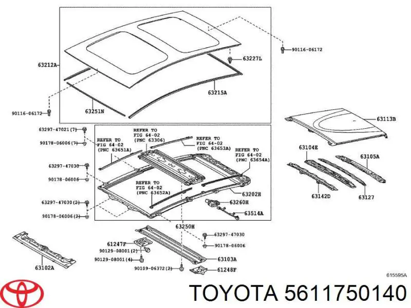 Moldura inferior de pára-brisas Toyota 5611750140 preço, a partir de 18,14 USD