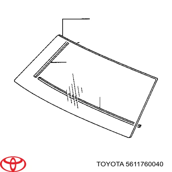 Vedação de pára-brisas superior Toyota 5611760040 preço, a partir de 23,77 USD