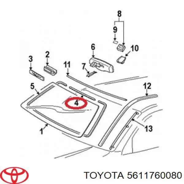Compactador de pára-brisas para Toyota Land Cruiser PRADO ASIA J12