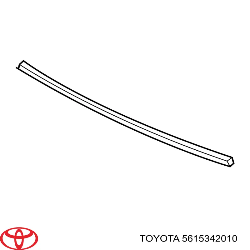 5615342010 Toyota Moldura superior de pára-brisas