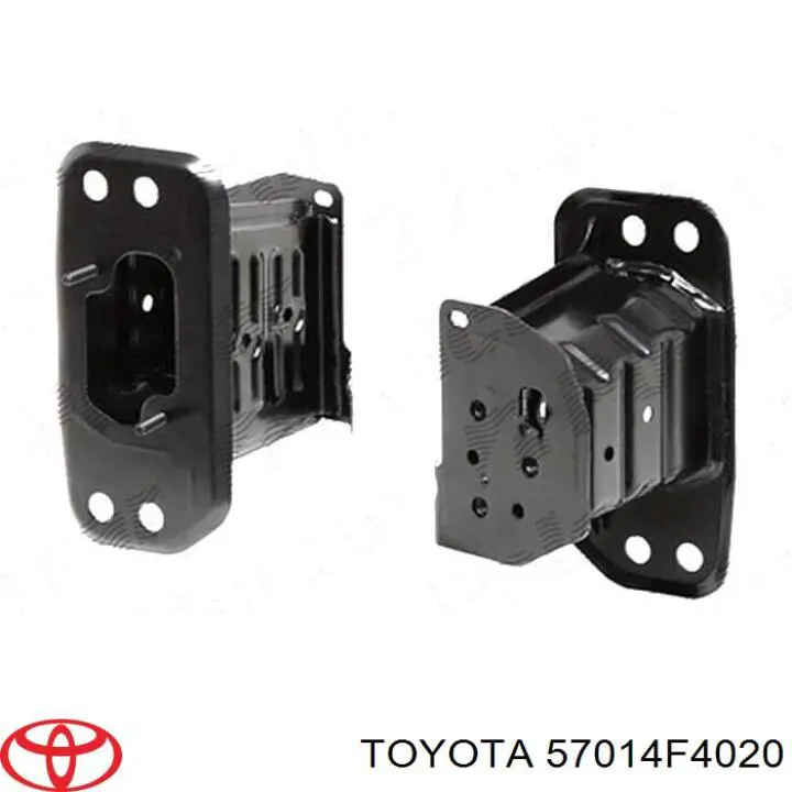 57014F4020 Toyota Consola de reforçador do pára-choque dianteiro