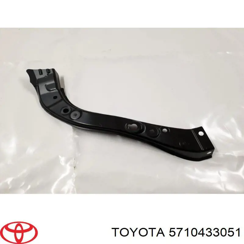 Compre 5710433050 Toyota Suporte inferior do radiador (painel de montagem de fixação das luzes)