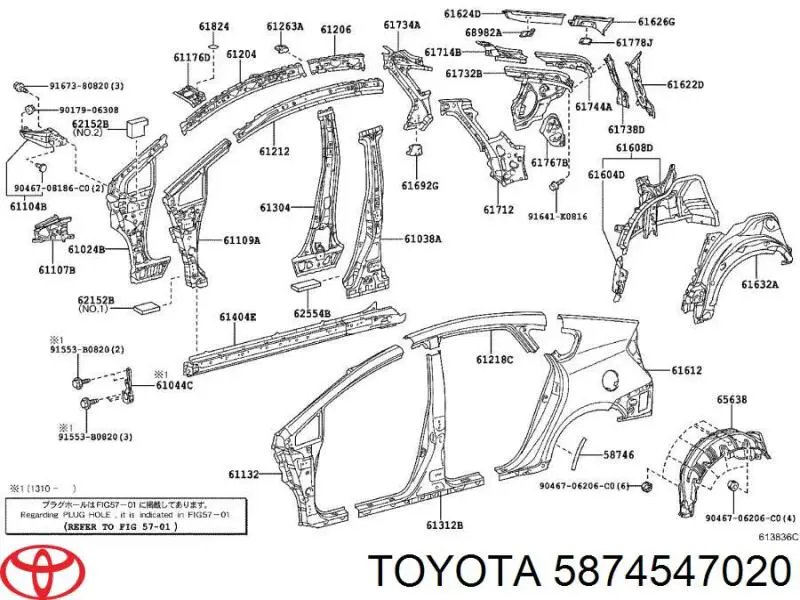  Toyota 5874547020 preço, a partir de 24,87 USD