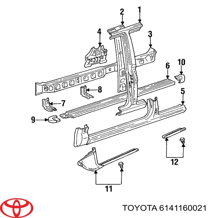 Acesso externo direito para Toyota Land Cruiser 80 J8