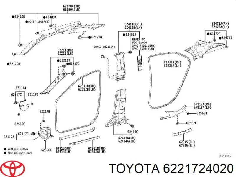  Toyota 6221724020 preço, a partir de 3,44 USD