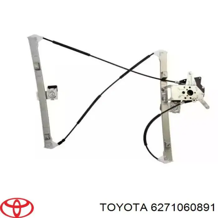 6271060891 Toyota Vidro de carroçaria (da seção de bagagem) direito