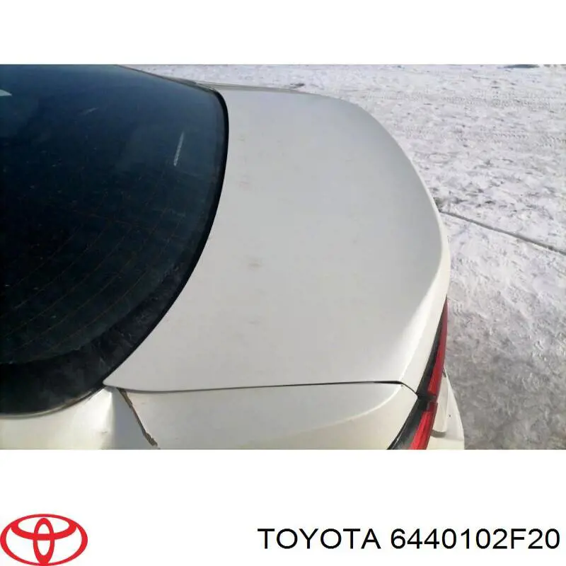 6440102F20 Toyota Tampa de porta-malas