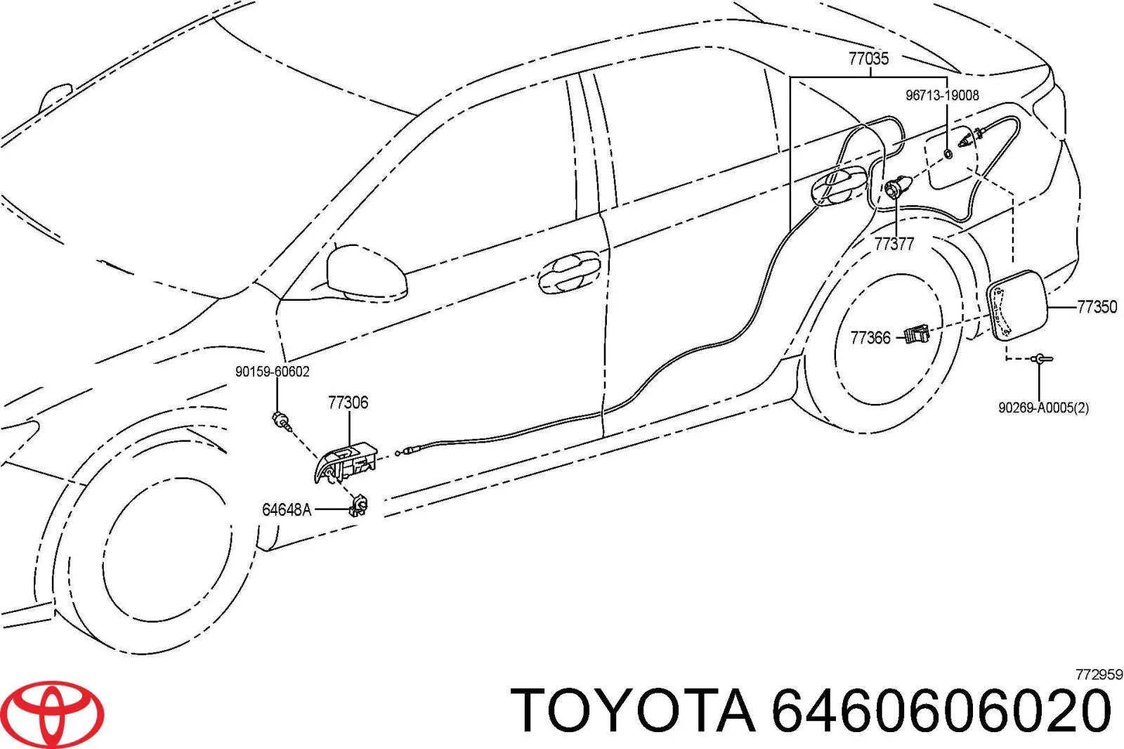  Toyota 6460606020 preço, a partir de 131,42 USD