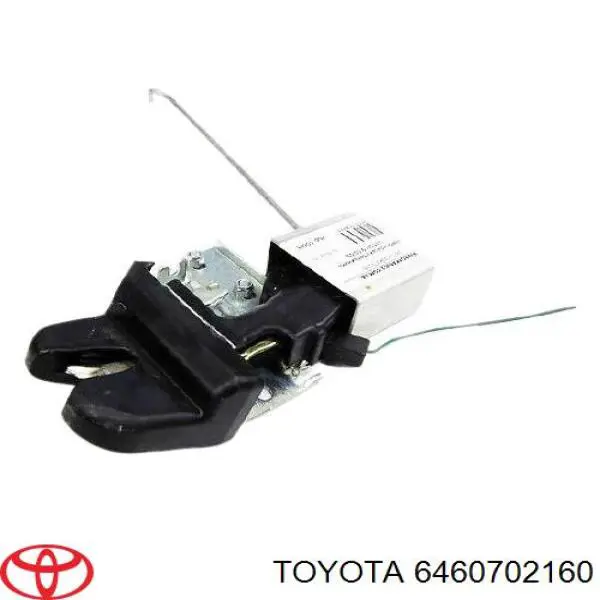 Compre 6460712810 Toyota Cabo de abertura de porta-malas (de 3ª/5ª porta traseira)