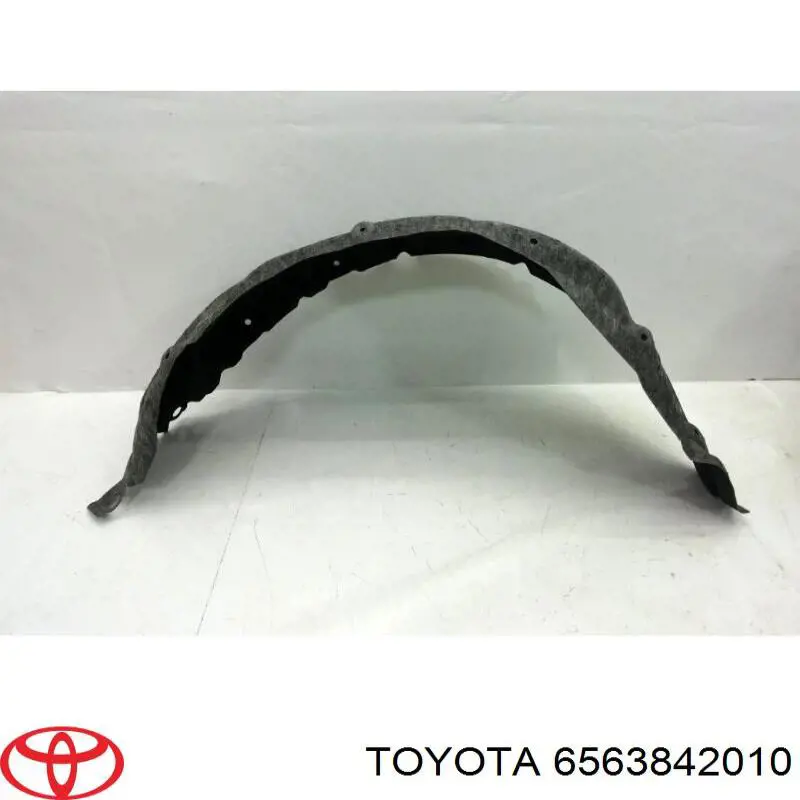 6563842010 Toyota Guarda-barras do pára-lama traseiro esquerdo
