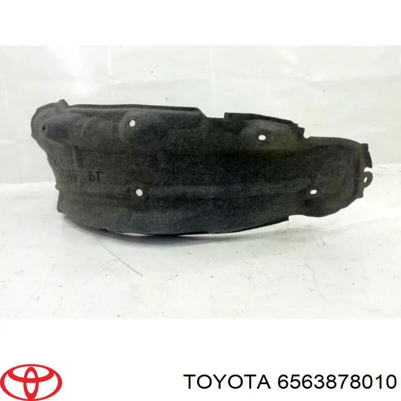 6563878010 Toyota Guarda-barras do pára-lama traseiro esquerdo