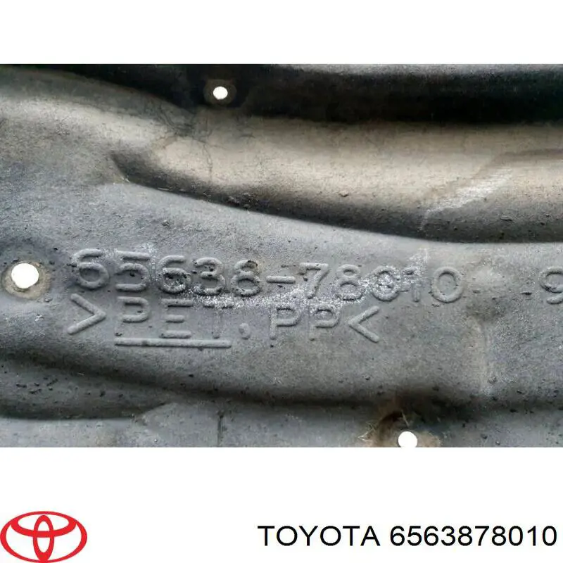 Guarda-barras do pára-lama traseiro esquerdo Toyota 6563878010 preço, a partir de 98,89 EUR