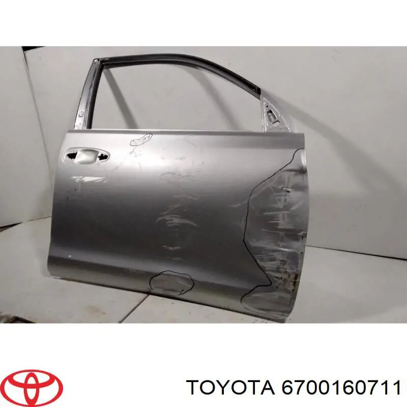 6700160711 Toyota Porta dianteira direita