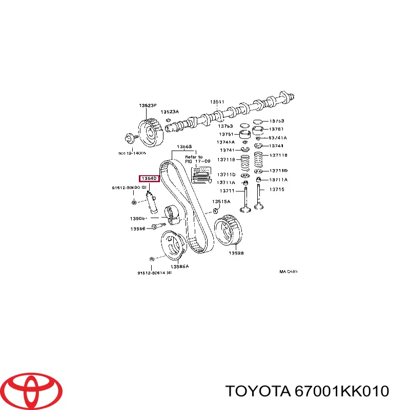 67001KK010 Toyota Porta dianteira direita