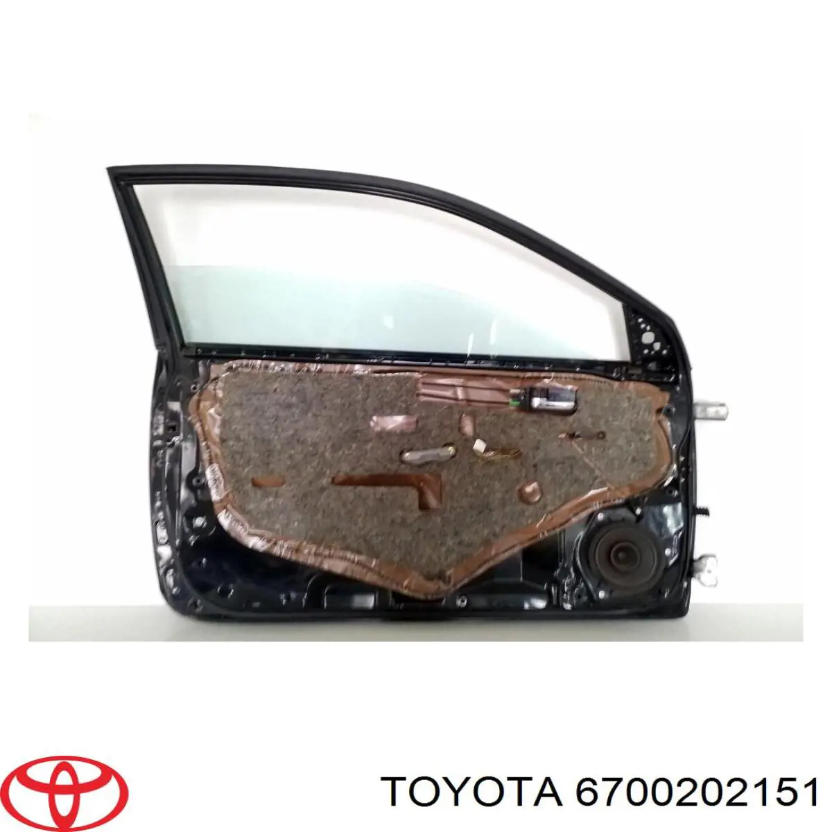 6700202151 Toyota Porta dianteira esquerda