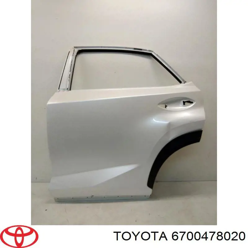 6700478020 Toyota Porta traseira esquerda