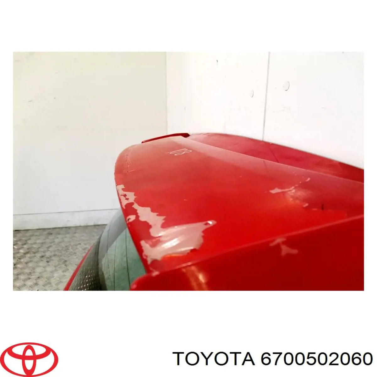Porta traseira (3ª/5ª porta-malas (tampa de alcapão) Toyota Corolla  E12U