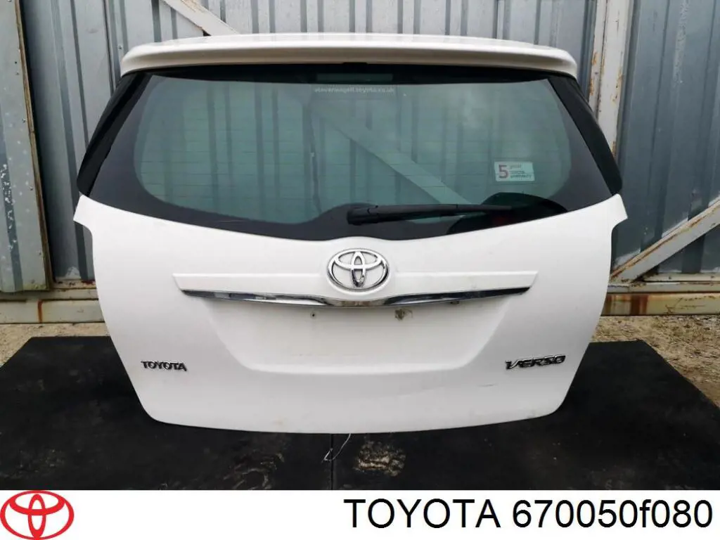 Porta traseira (3ª/5ª porta-malas (tampa de alcapão) Toyota 670050F080 preço, a partir de 397,39 USD