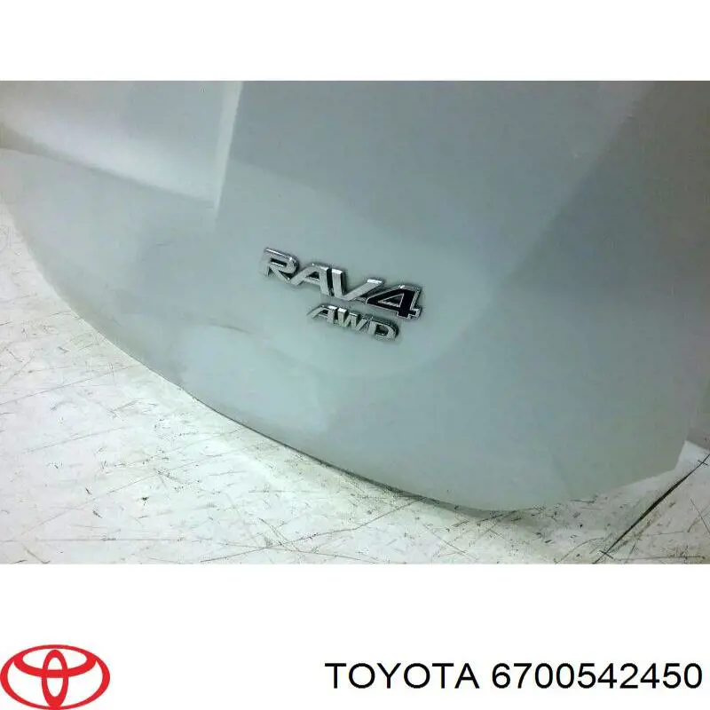 Compre 6700542450 Toyota Porta traseira (3ª/5ª porta-malas (tampa de alcapão)