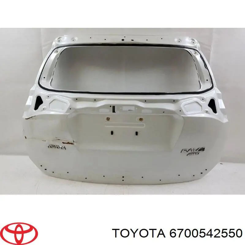 Compre 6700542550 Toyota Porta traseira (3ª/5ª porta-malas (tampa de alcapão)