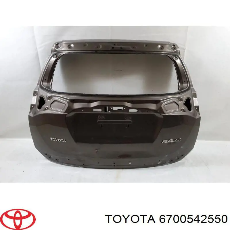 6700542550 Toyota Porta traseira (3ª/5ª porta-malas (tampa de alcapão)