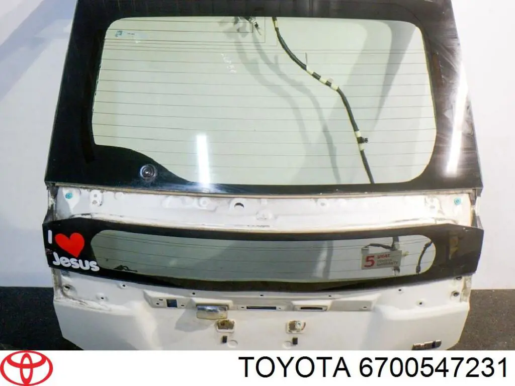 Porta traseira (3ª/5ª porta-malas (tampa de alcapão) para Toyota Prius  ZVW30