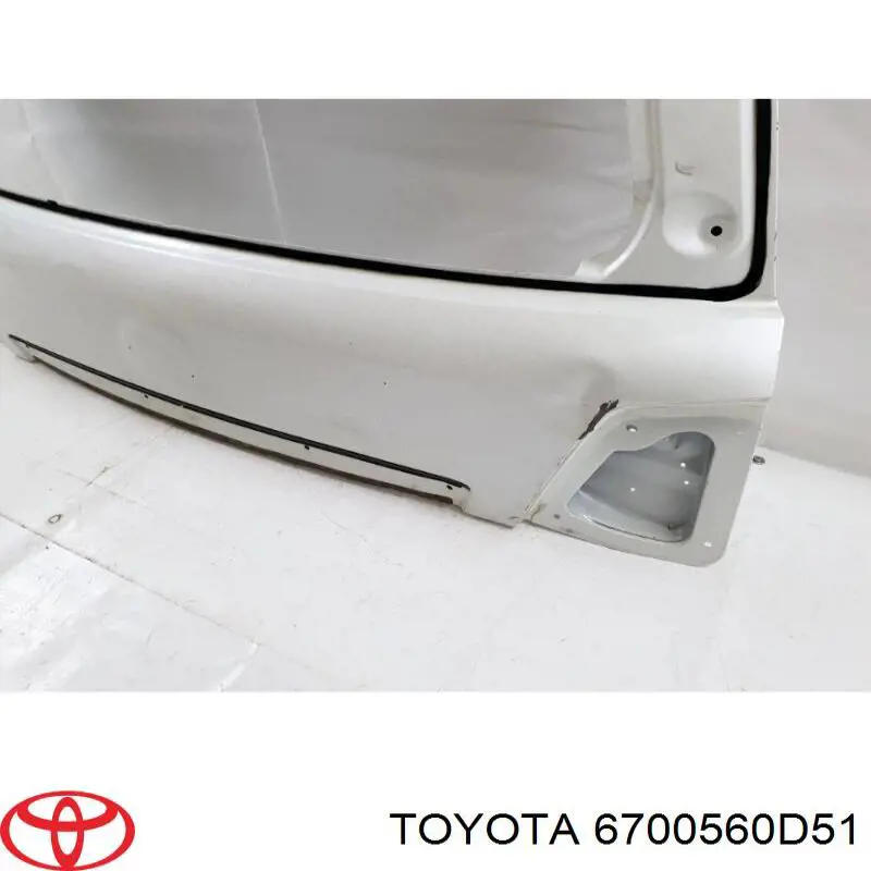 Porta traseira (3ª/5ª porta-malas (tampa de alcapão) Toyota Land Cruiser  J200