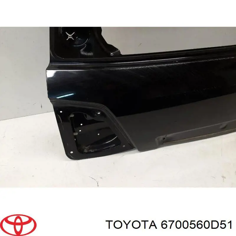 Porta traseira (3ª/5ª porta-malas (tampa de alcapão) para Toyota Land Cruiser  J200