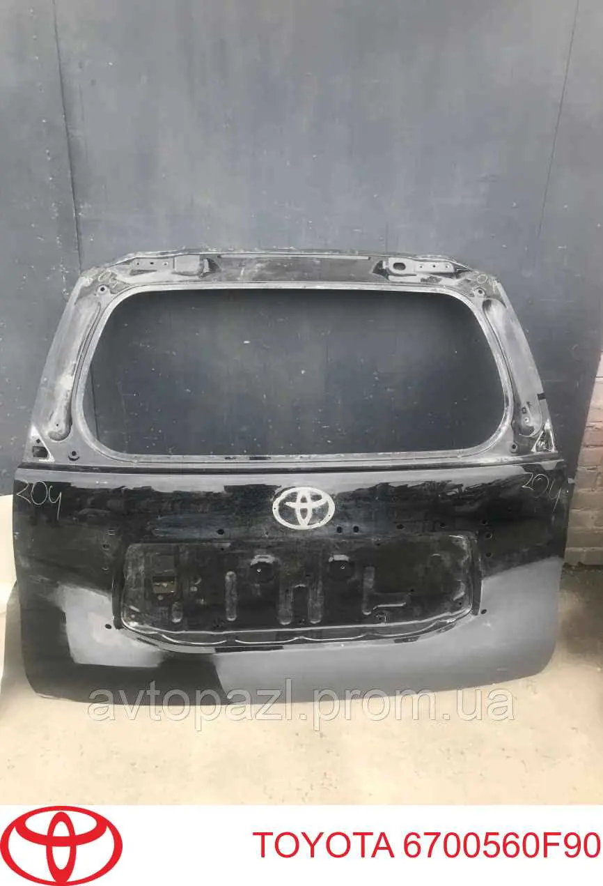 6700560F90 Toyota Porta traseira (3ª/5ª porta-malas (tampa de alcapão)