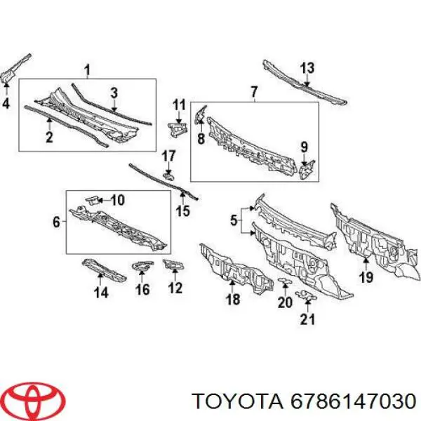  Toyota 6786147030 preço, a partir de 117,36 USD