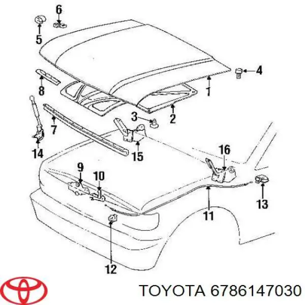 6786147030 Toyota 