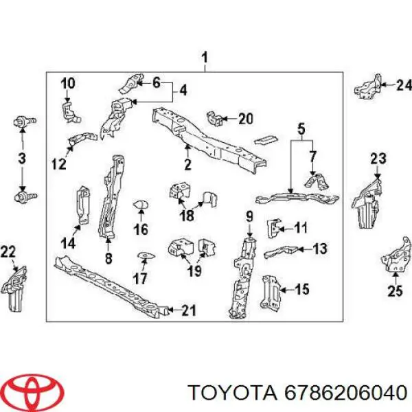Compactador da porta dianteira esquerda (na porta) Toyota 6786206040 preço, a partir de 129,69 USD