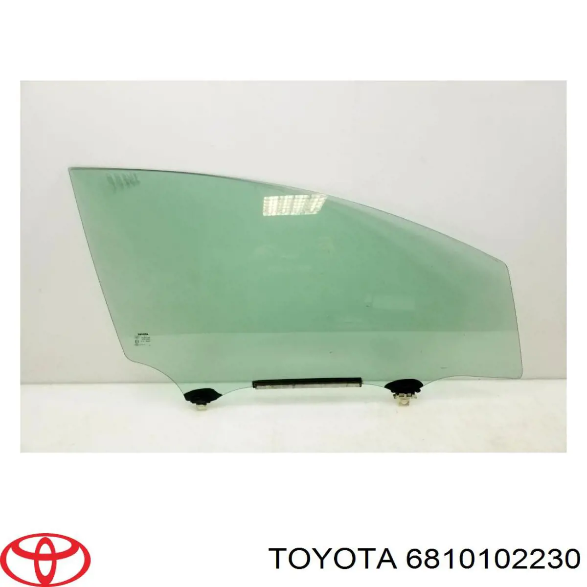 6810102230 Toyota Vidro da porta dianteira direita