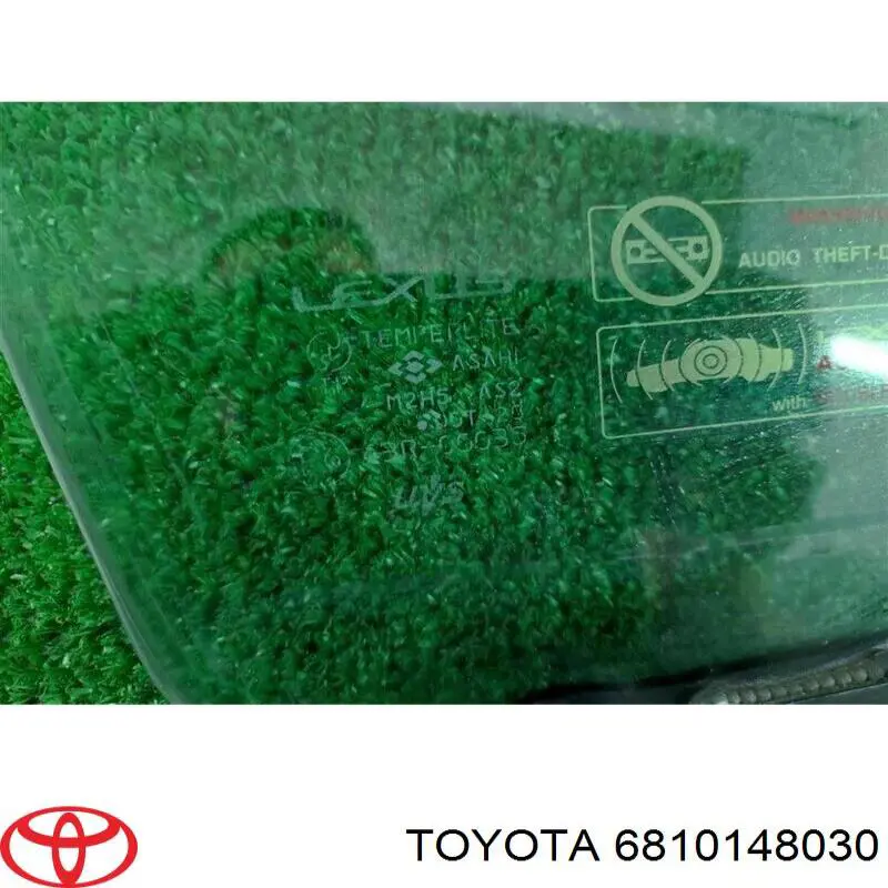 Vidro da porta dianteira direita Toyota 6810148030 preço, a partir de 258,74 USD