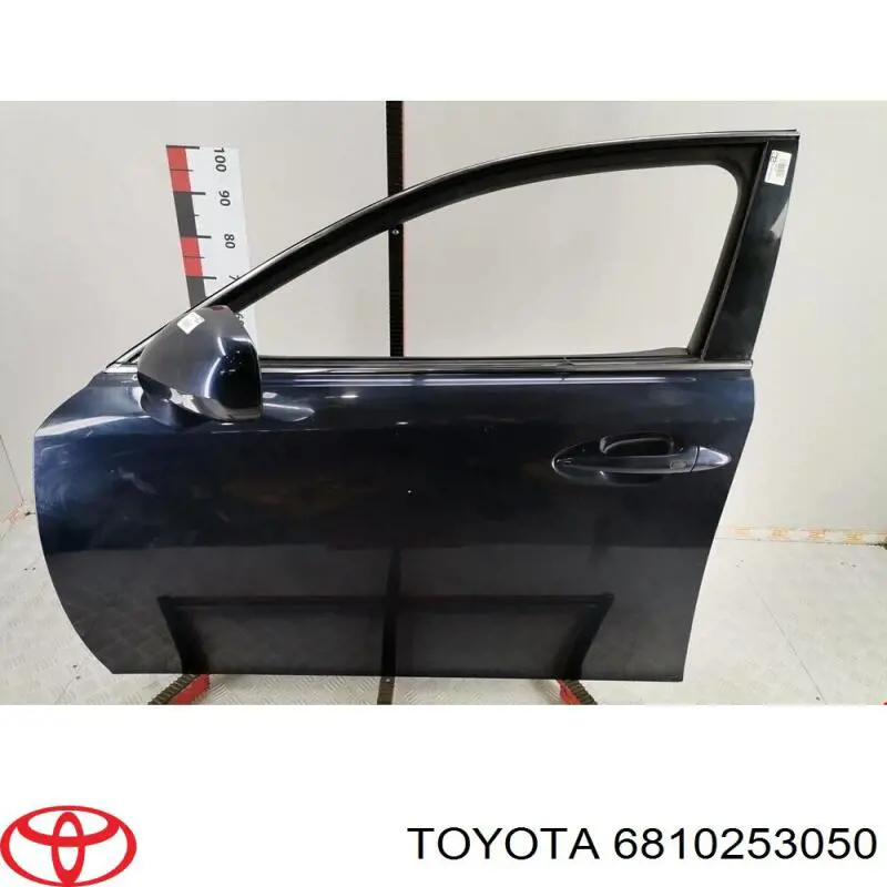 6810253050 Toyota Vidro da porta dianteira esquerda
