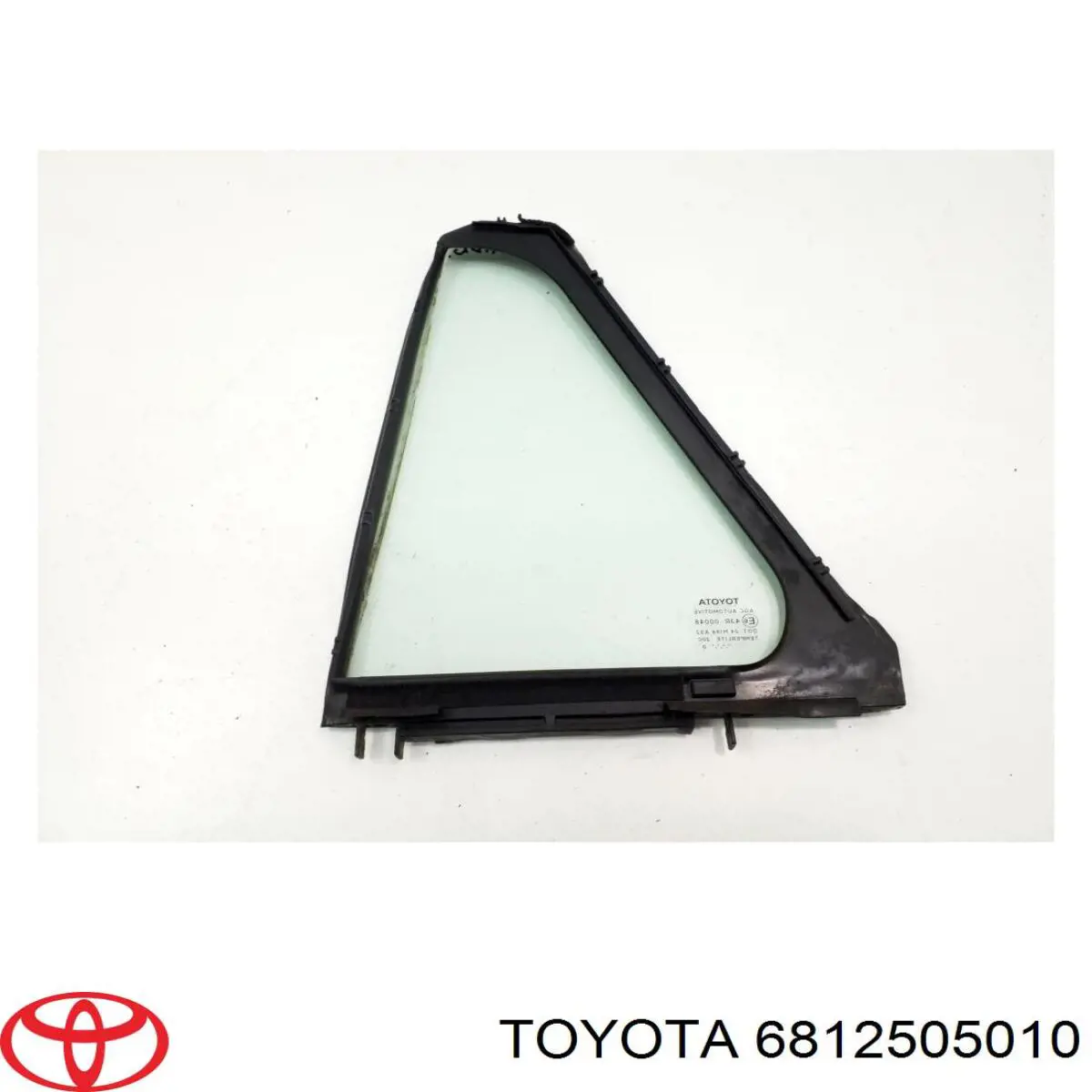 Vidro de janelo da porta dianteira direita Toyota 6812505010 preço, a partir de 25,08 USD