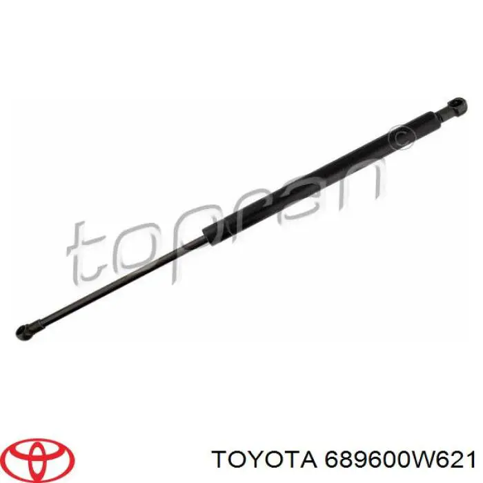 Compre 689600W621 Toyota Amortecedor de tampa de porta-malas (de 3ª/5ª porta traseira)