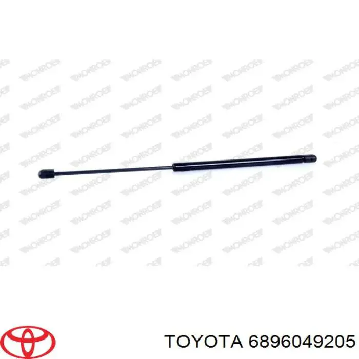 Compre 6896049205 Toyota Amortecedor de tampa de porta-malas (de 3ª/5ª porta traseira)
