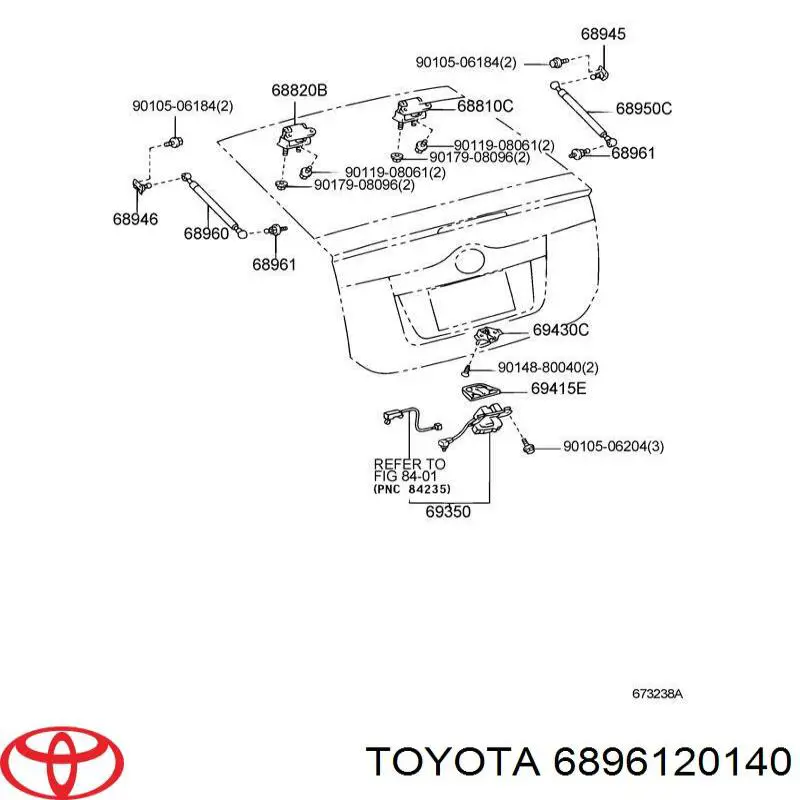  Toyota 6896120140 preço, a partir de 10,67 USD