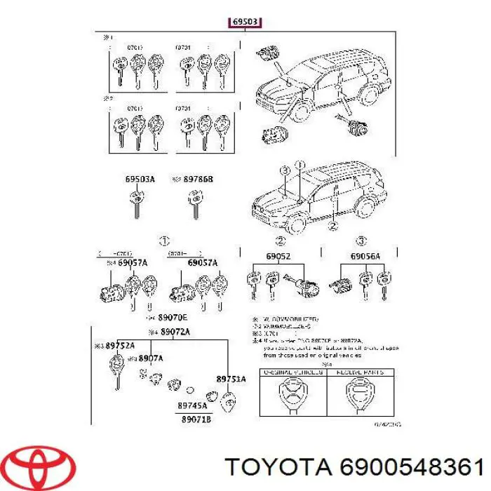 6900548361 Toyota 