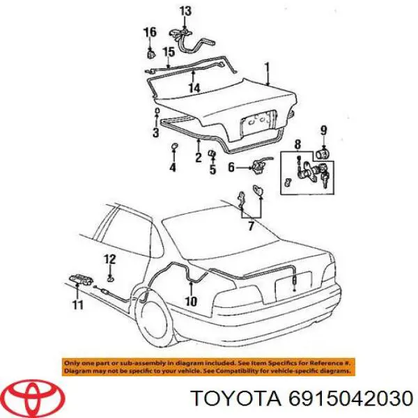 Compre 6915042030 Toyota 