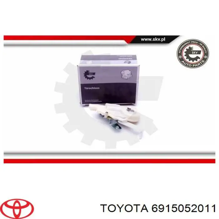 6915052011 Toyota Motor acionador de abertura/fechamento de porta-malas (de 3ª/5ª porta traseira)