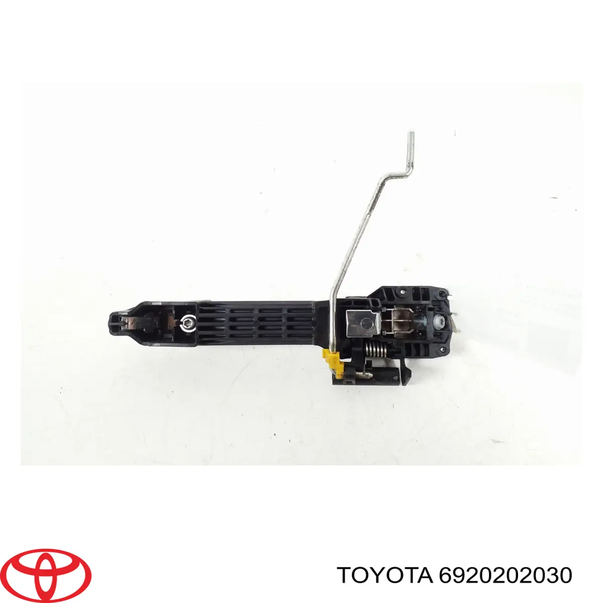 6920202030 Toyota Suporte de maçaneta externa da porta dianteira esquerda