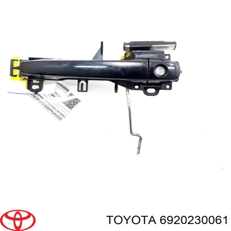 Suporte de maçaneta externa da porta dianteira esquerda Toyota 6920230061 preço, a partir de 37,45 USD