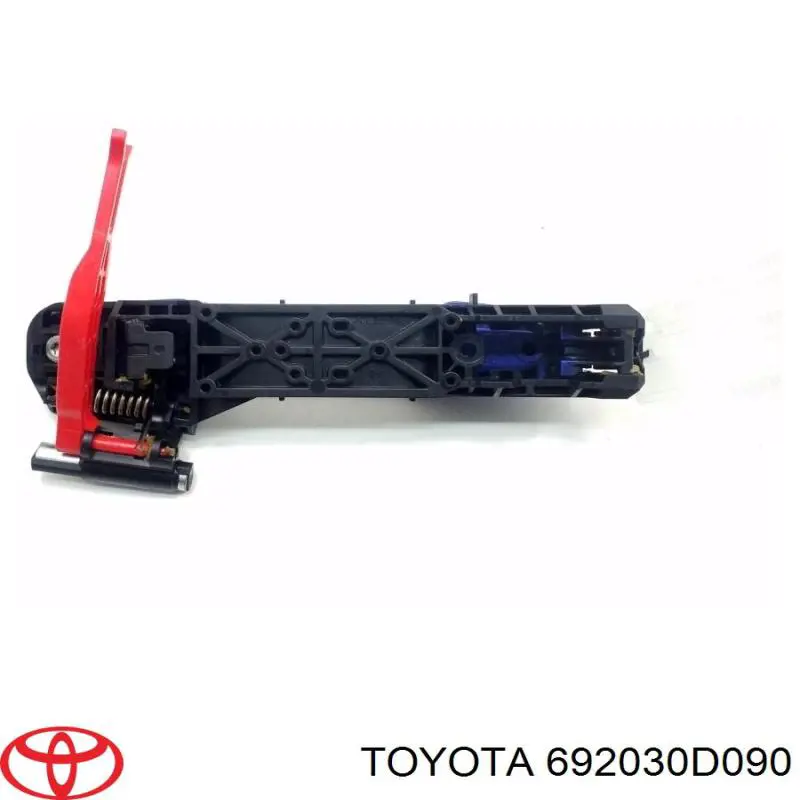 Suporte de maçaneta externa da porta traseira esquerda Toyota 692030D090 preço, a partir de 56,18 USD